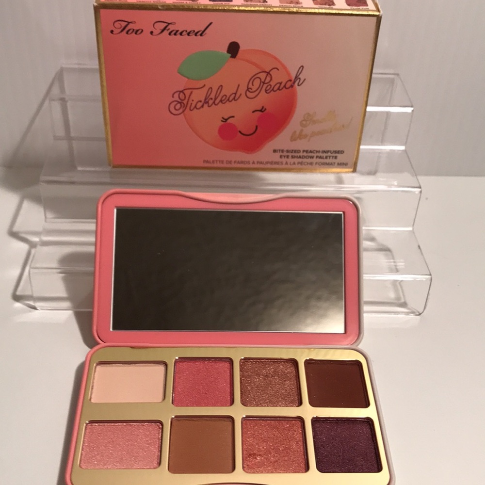 Too Faced Tickled Peach Bite-sized Peach Infused Eye Shadow Palette NEW